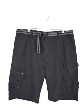 Denali Men's Black Cargo Shorts with Belt NWT